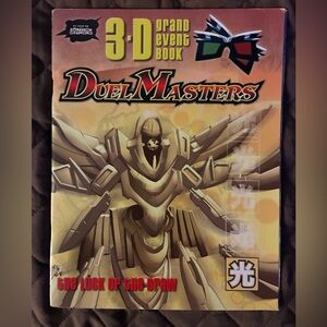 Bundle any 4 books offer me$6/ Duel Masters 3D grand event book/3-D glasses